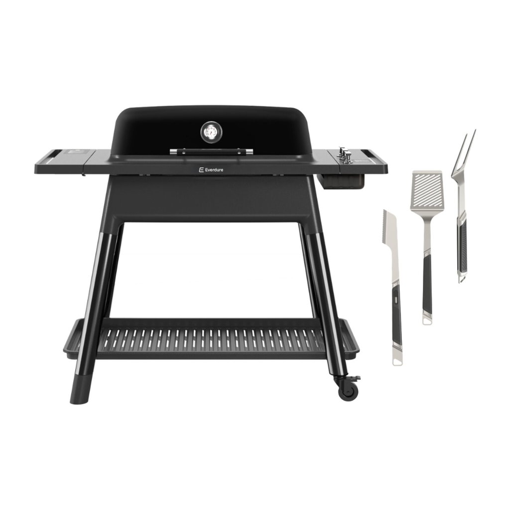 EVERDURE GASGRILL FURNACE INKL/TILBEHØR/GEN 3 - SORT