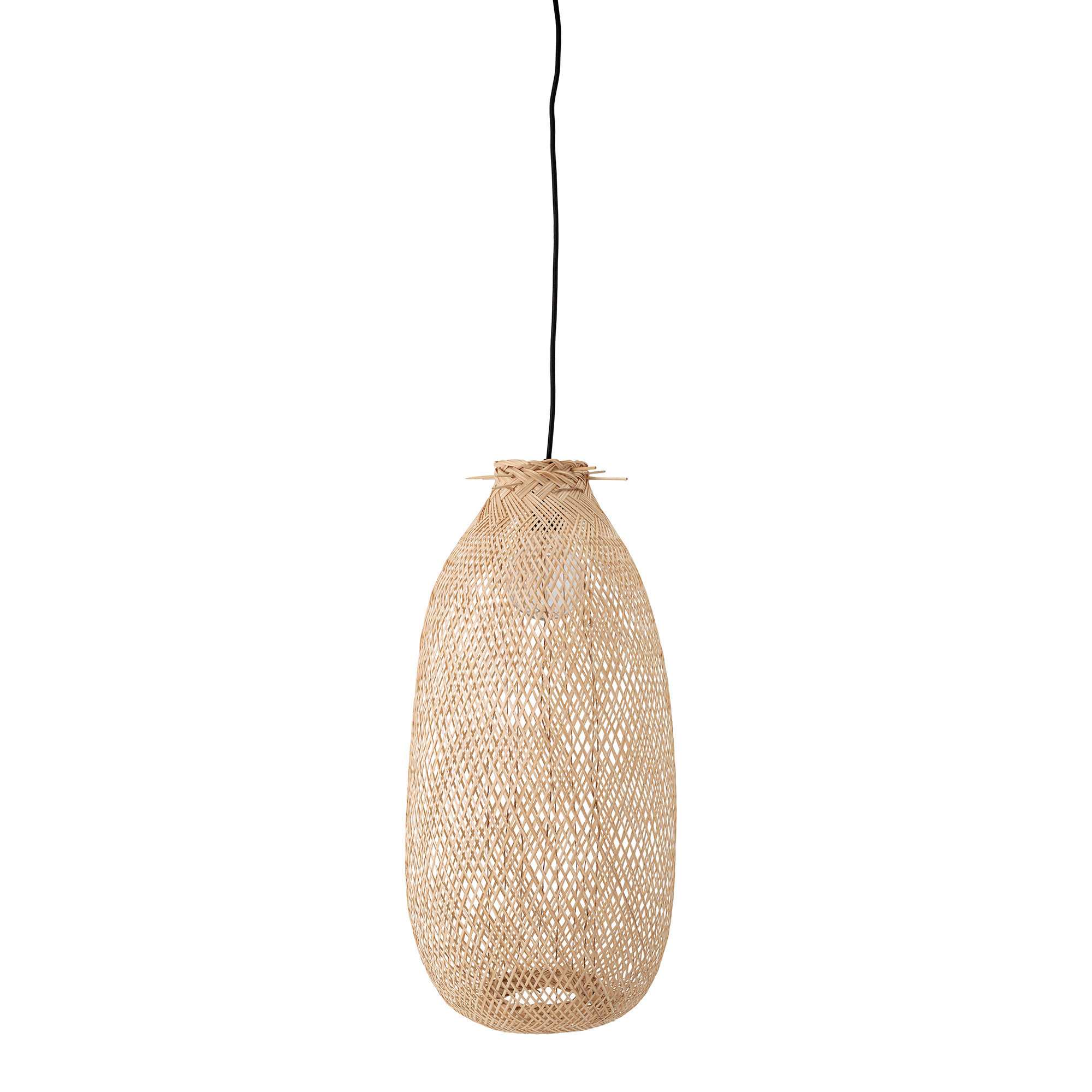 BLOOMINGVILLE Evert pendel loftslampe, cylinder - natur bambus (Ø 25)
