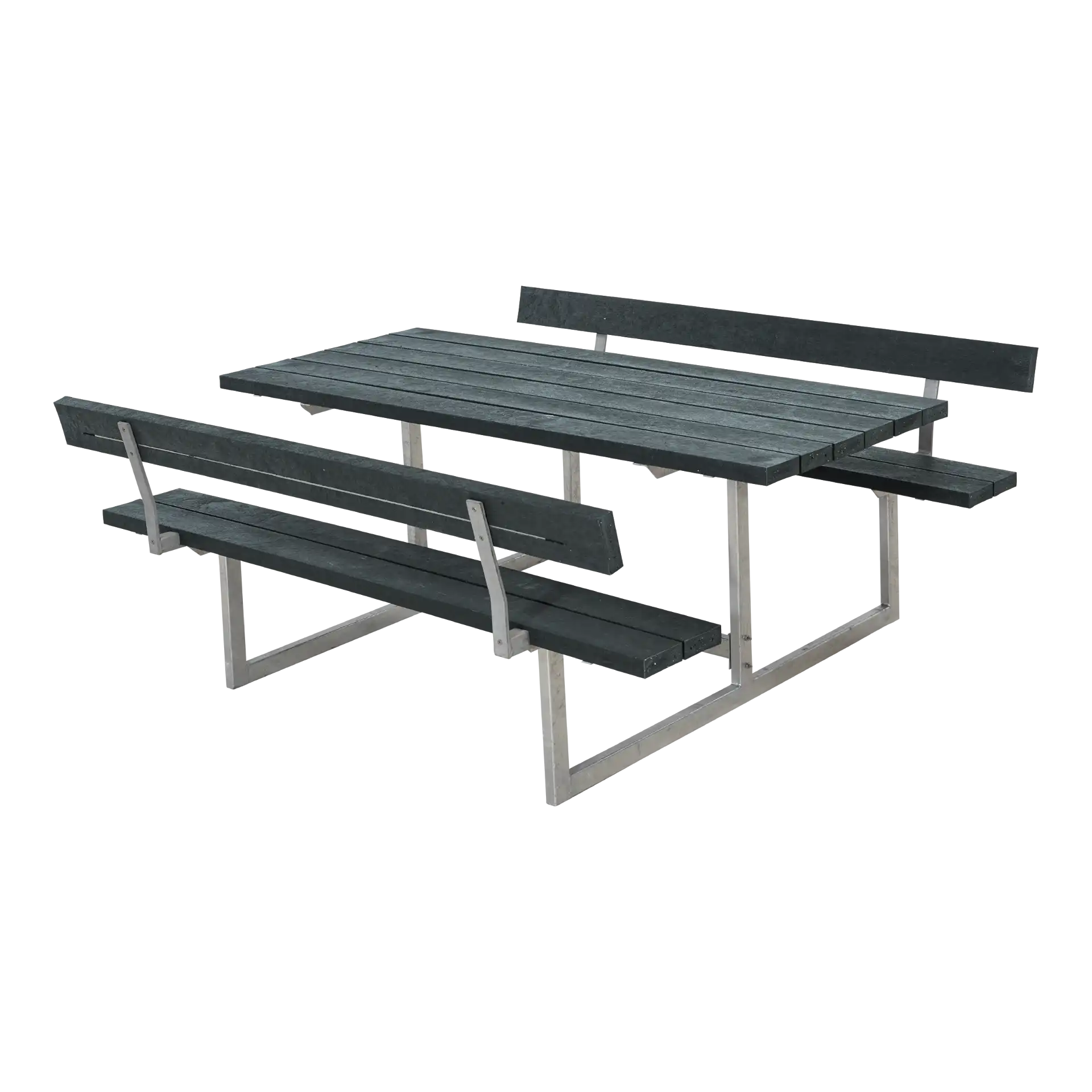 PLUS BASIC BORD/BÆNKESÆT M/2 RYGLÆN RETEX GRÉ – 177
