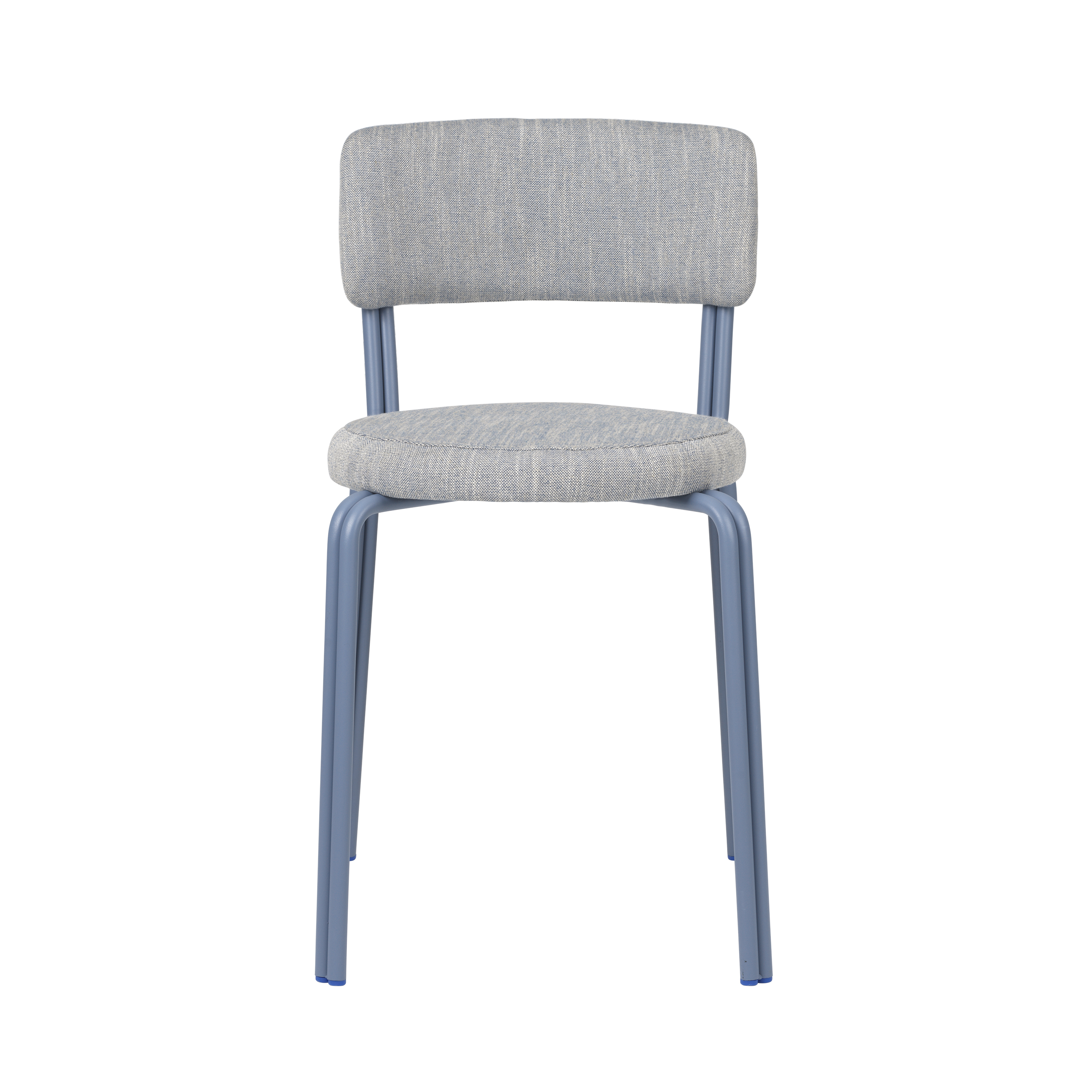 Broste CPH "ODA" stol tekstil / u. armlæn - blå 76