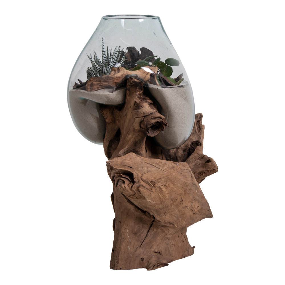 16: House Nordic San Marino Waterdrop - glas med træfod 50