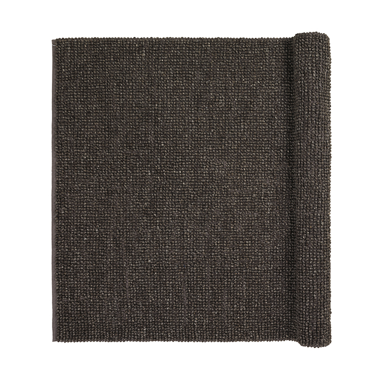 5: BROSTE COPENHAGEN Thomas gulvtæppe - brun uld/viscose, rektangulær (300x200)