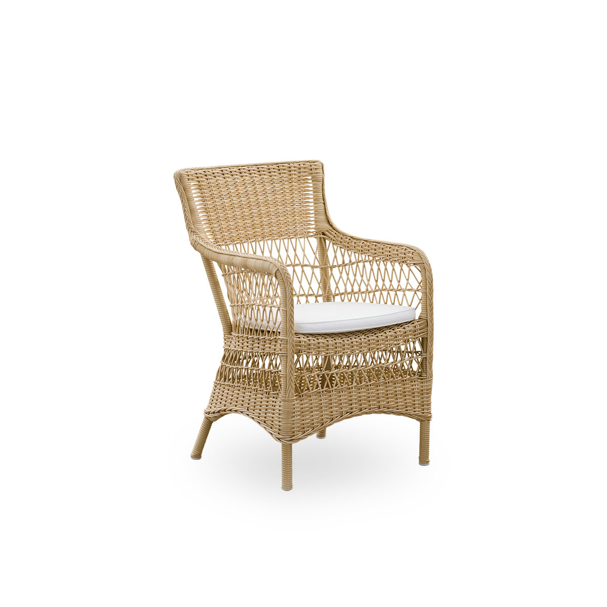 SIKA DESIGN MARIE EXTERIOR HAVESTOL NATURAL M/ ARMLÆN INKL A/B FARVE /HYNDE – 87