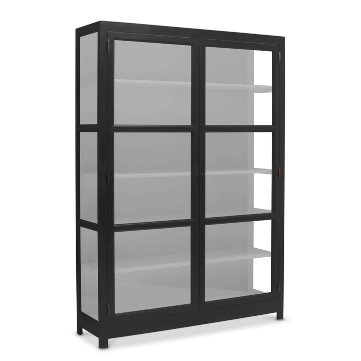 LIVINGOODIES CARLINGTON EDGE STOR SORT/LYSEGRÅ - 145