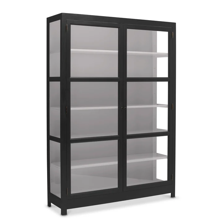 LIVINGOODIES CARLINGTON EDGE STOR SORT/GRÅBRUN - 145