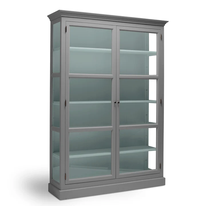 LIVINGOODIES VITRINSKAB CARLINGTON STOR GR/GRN - 145