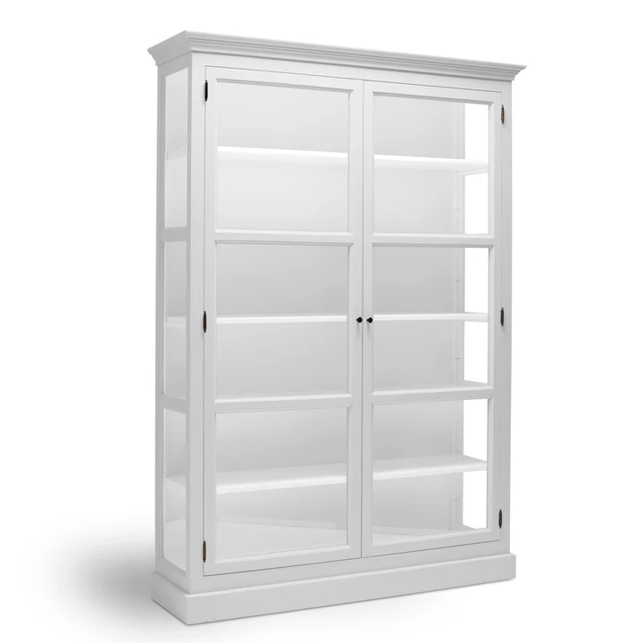 LIVINGOODIES VITRINSKAB CARLINGTON STOR HVID - 145