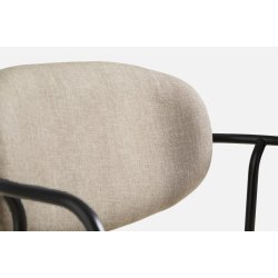 WOUD FRAME SPISEBORDSSTOL BEIGE - 77