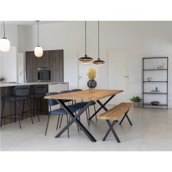 House Nordic Toulon Bnk - olieret eg med blget kant 180