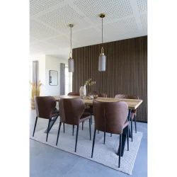 HOUSE NORDIC SPISEBORDSSTOL VINTAGE KUNSTL�DER - 83