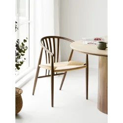 HOUSE NORDIC AGUSTIN SPISEBORDSSTOL EG SMOKED - 57
