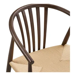 HOUSE NORDIC AGUSTIN SPISEBORDSSTOL EG SMOKED - 57
