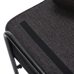 HBSCH PIPE BNK METAL/STOF SORT - 106