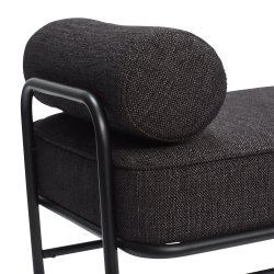 HBSCH PIPE BNK METAL/STOF SORT - 106