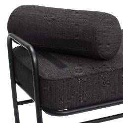 HBSCH PIPE BNK METAL/STOF SORT - 106