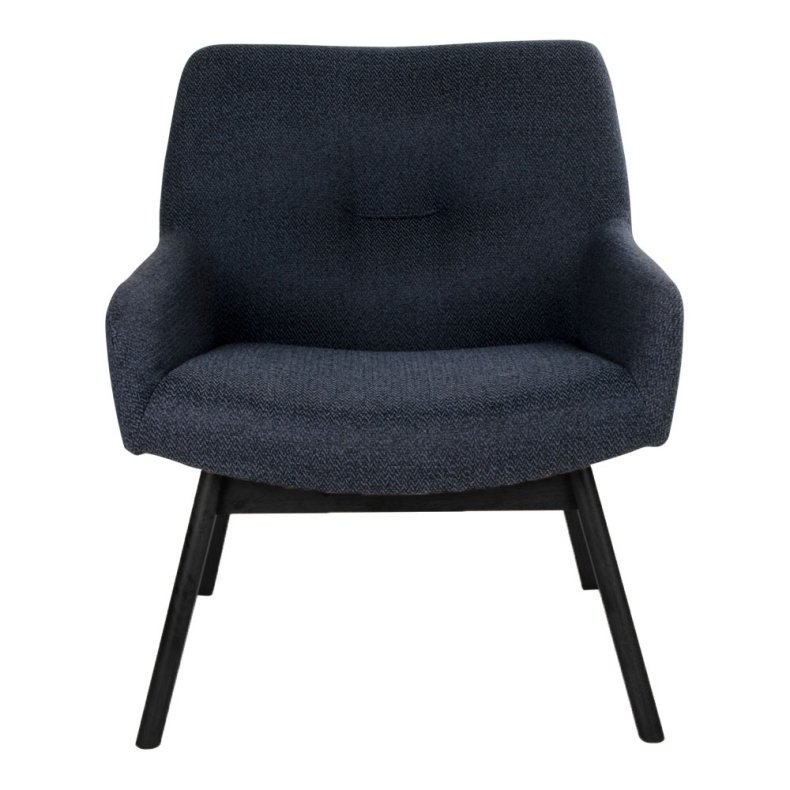 House Nordic London Lnestol - mrkegr med sorte ben 73