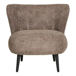 HOUSE NORDIC COVELO LOUNGESTOL - BOUCL�/BRUN/SORT - 70