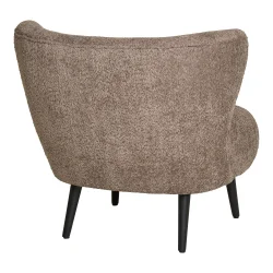 HOUSE NORDIC COVELO LOUNGESTOL - BOUCL�/BRUN/SORT - 70