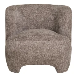 HOUSE NORDIC NAZARE LOUNGESTOL BEIGE STOF - 87