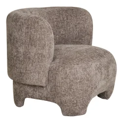 HOUSE NORDIC NAZARE LOUNGESTOL BEIGE STOF - 87