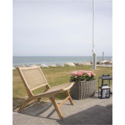House Nordic Derby Stol - teaktr� og polyrattan 80