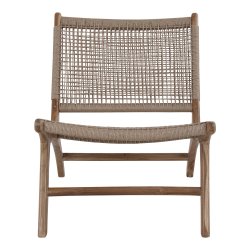 House Nordic Derby Stol - teaktr� og polyrattan 80
