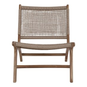 House Nordic Derby Stol - teaktr� og polyrattan 80