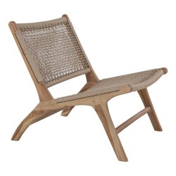 House Nordic Derby Stol - teaktr� og polyrattan 80