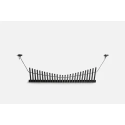 WOUD KNAEGT KNAGEREKKE - SORT - 87,5