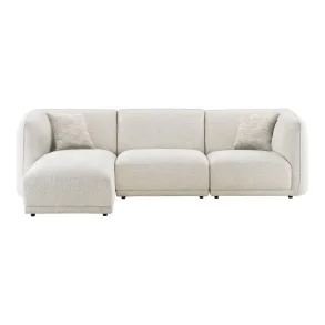 HOUSE NORDIC NOOR LOUNGESOFA VENSTRESTILLET 2 PUDER HVID - 276