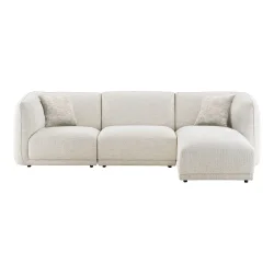 HOUSE NORDIC NOOR LOUNGESOFA H�JERSTILLET 2 PUDER HVID - 276