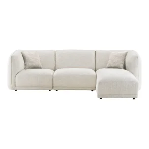 HOUSE NORDIC NOOR LOUNGESOFA H�JERSTILLET 2 PUDER HVID - 276