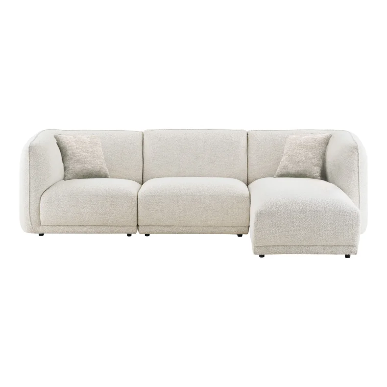 HOUSE NORDIC NOOR LOUNGESOFA H�JERSTILLET 2 PUDER HVID - 276