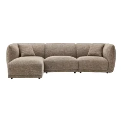 HOUSE NORDIC NOOR LOUNGESOFA VENSTREVENDT 2 PUDER BRUN - 276
