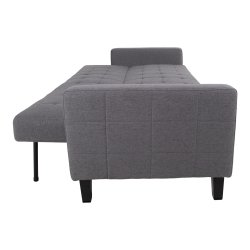 House Nordic Milton Sovesofa mrkegr med ben i birketr - 204
