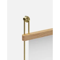 WOUD SUSPENDED SPEJL (STOR) - 114