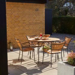 CINAS ORIGINAL ELLEN BORD/STOLE ST /ANTRACIT - TEAK -  110