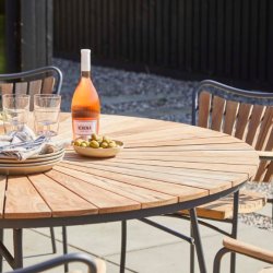 CINAS ORIGINAL ELLEN ANTRACIT ALUMINIUM/STOLE/BORD ST TEAK - 150