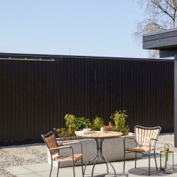 CINAS ORIGINAL ELLEN ANTRACIT ALUMINIUM/STOLE/BORD ST TEAK - 80