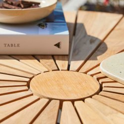 CINAS ORIGINAL ELLEN ANTRACIT ALUMINIUM/STOLE/BORD ST TEAK - 80