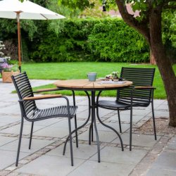 CINAS ORIGINAL ELLEN BORD/STOLE TEAK/MAT ANTRACIT - 80