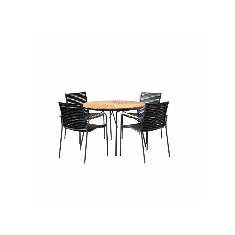 CINAS ORIGINAL ELLEN BORD/STOLE TEAK/MAT ANTRACIT - 110