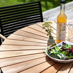 CINAS ORIGINAL ELLEN BORD/STOLE TEAK/MAT ANTRACIT - 150