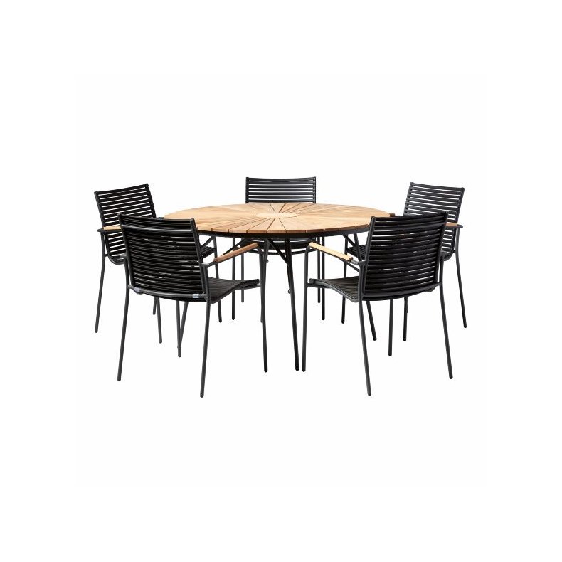 CINAS ORIGINAL ELLEN BORD/STOLE TEAK/MAT ANTRACIT - 130