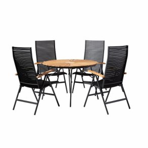 CINAS ORIGINAL ELLEN BORD/POSITIONSSTOLE TEAK/MAT ANTRACIT - 110