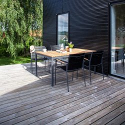 CINAS ORIGINAL MOOD BORD/STOLE ALU/TEAK ANTRACIT - 167,5