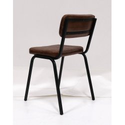 TRADEMARK LIVING ASTORIA SPISEBORDSSTOL QUILTET L�DER - 80