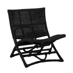 BLOOMINGVILLE BAZ LOUNGESTOL RATTAN SORT - 74