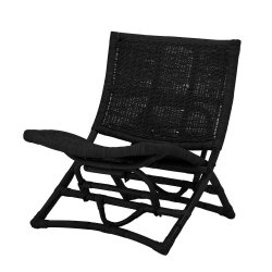 BLOOMINGVILLE BAZ LOUNGESTOL RATTAN SORT - 74