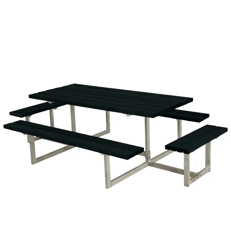 PLUS BASIC BORD/BNKEST M/2 PBYGNINGER SORT - 260 CM